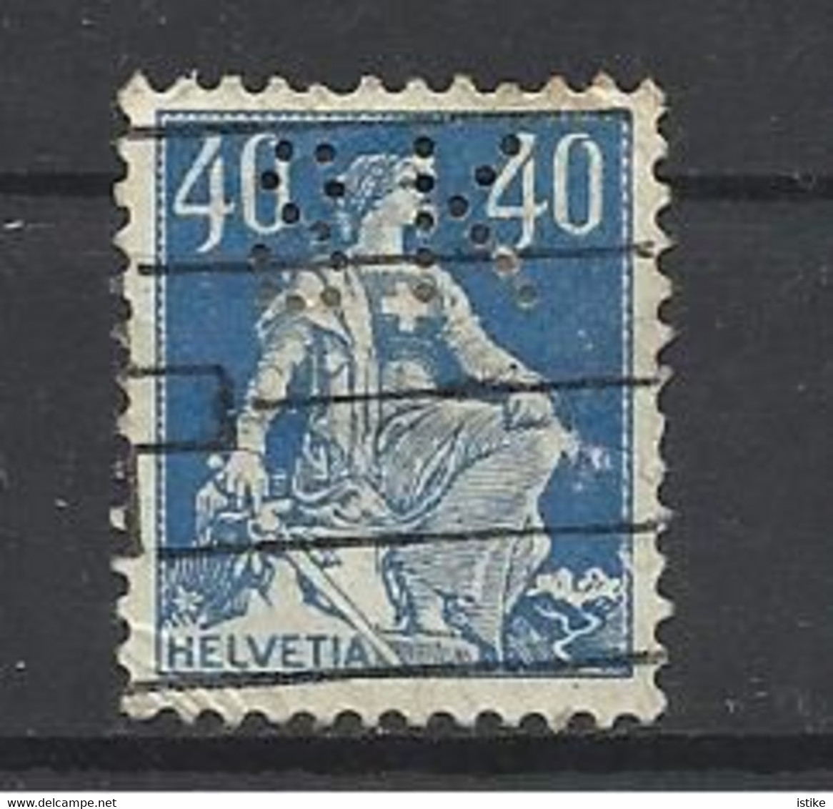 Switzerland. Perfin. - Perforadas