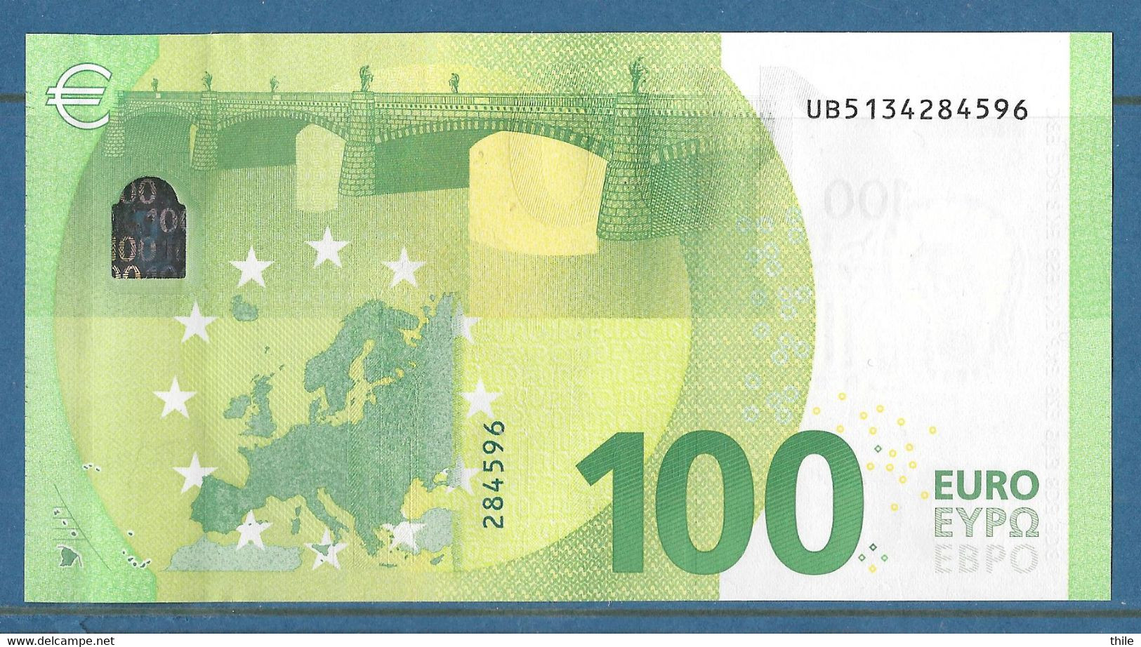 FRANCE - 100 € - UB - U005 H2 - UNC - 100 Euro