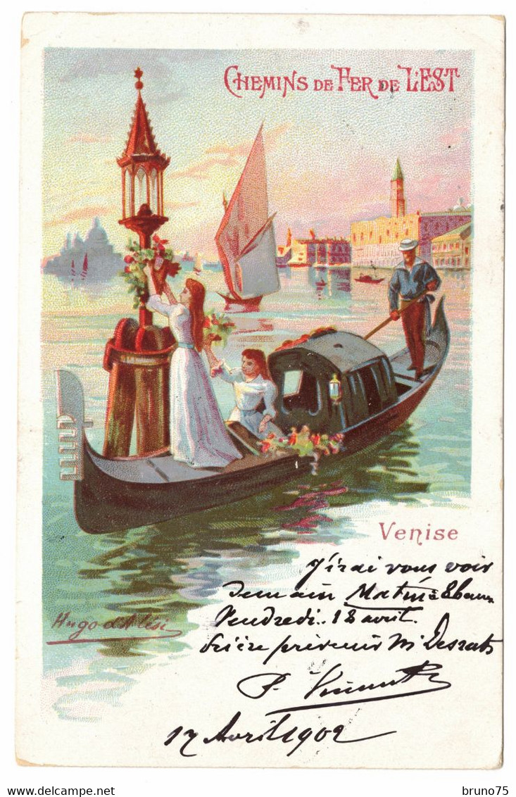 Hugo D'Alési - Venise - Chemins De Fer De L'Est - 1902 - D'Alési, Hugo