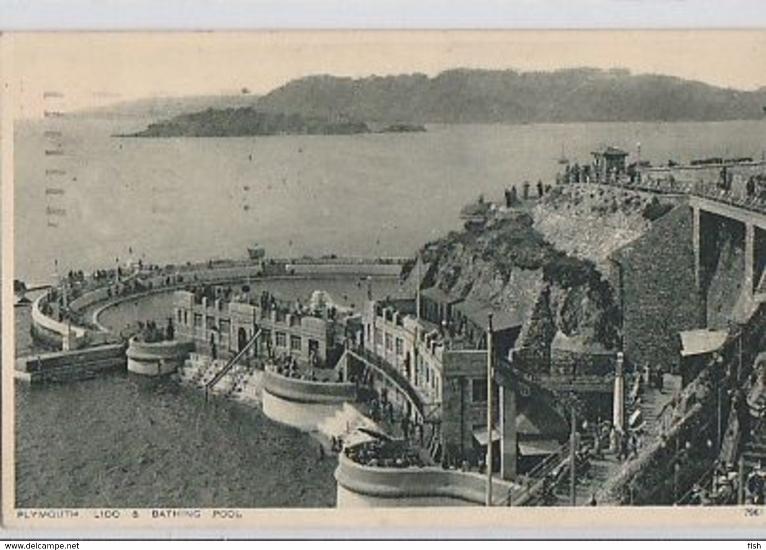 England & Marcofilia, Plymouth, Bathing Pool And Lido, Carmarthen New South Wales 1937 (7767) - Covers & Documents