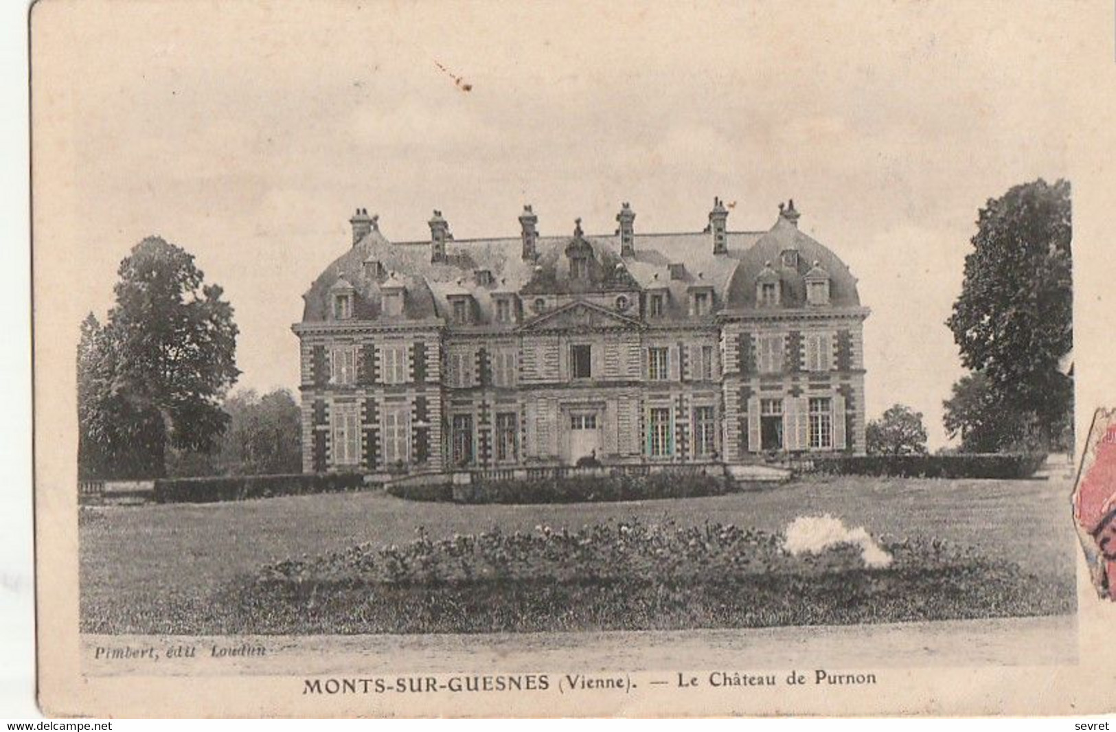 MONTS-sur-GUESNES. - Le Château De Purnon - Monts Sur Guesnes