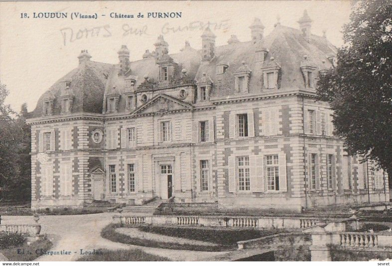 MONTS-sur-GUESNES. - Château De Purnon - Monts Sur Guesnes