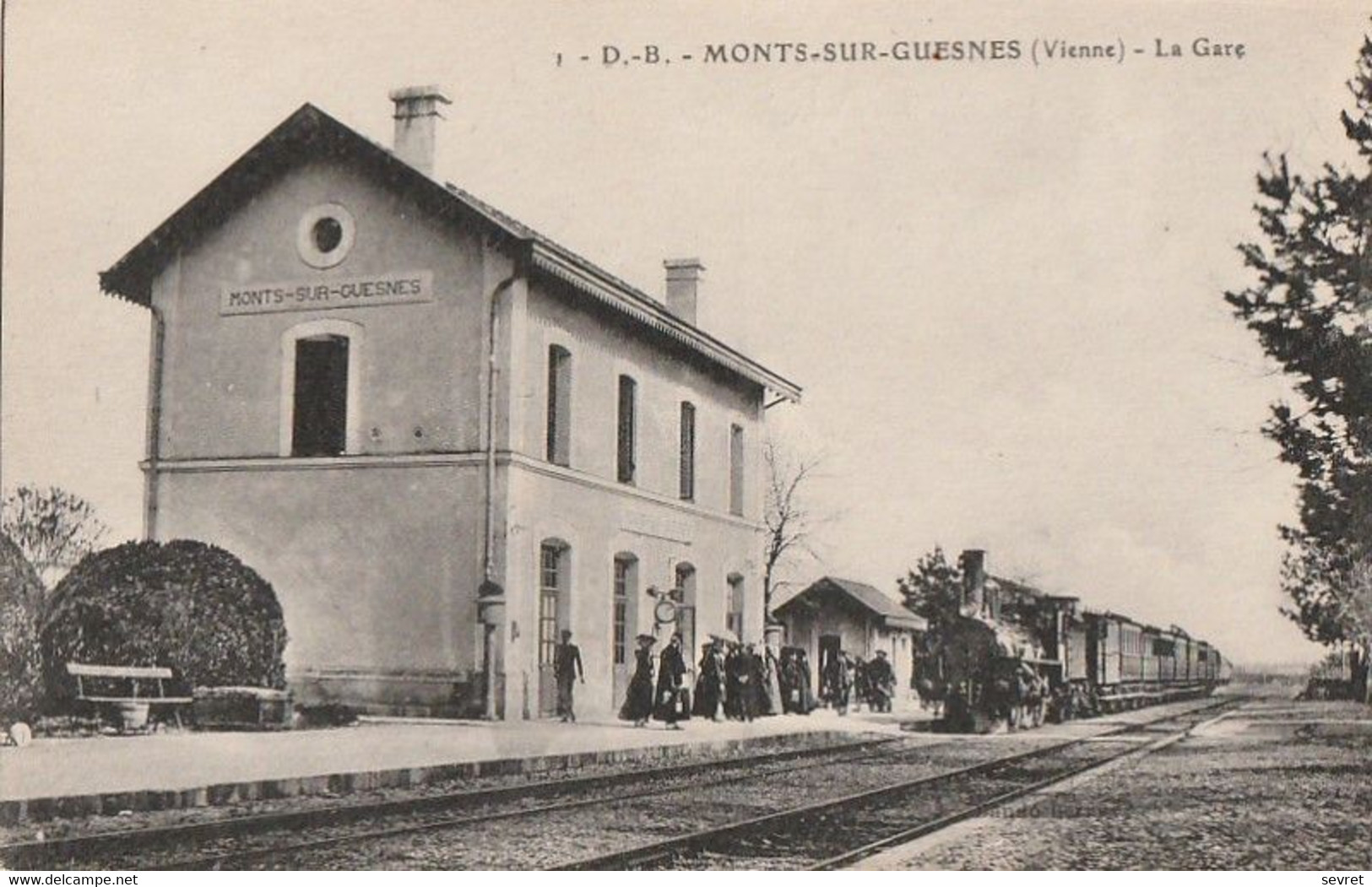 MONTS-SUR-GUESNES. - La Gare - Monts Sur Guesnes