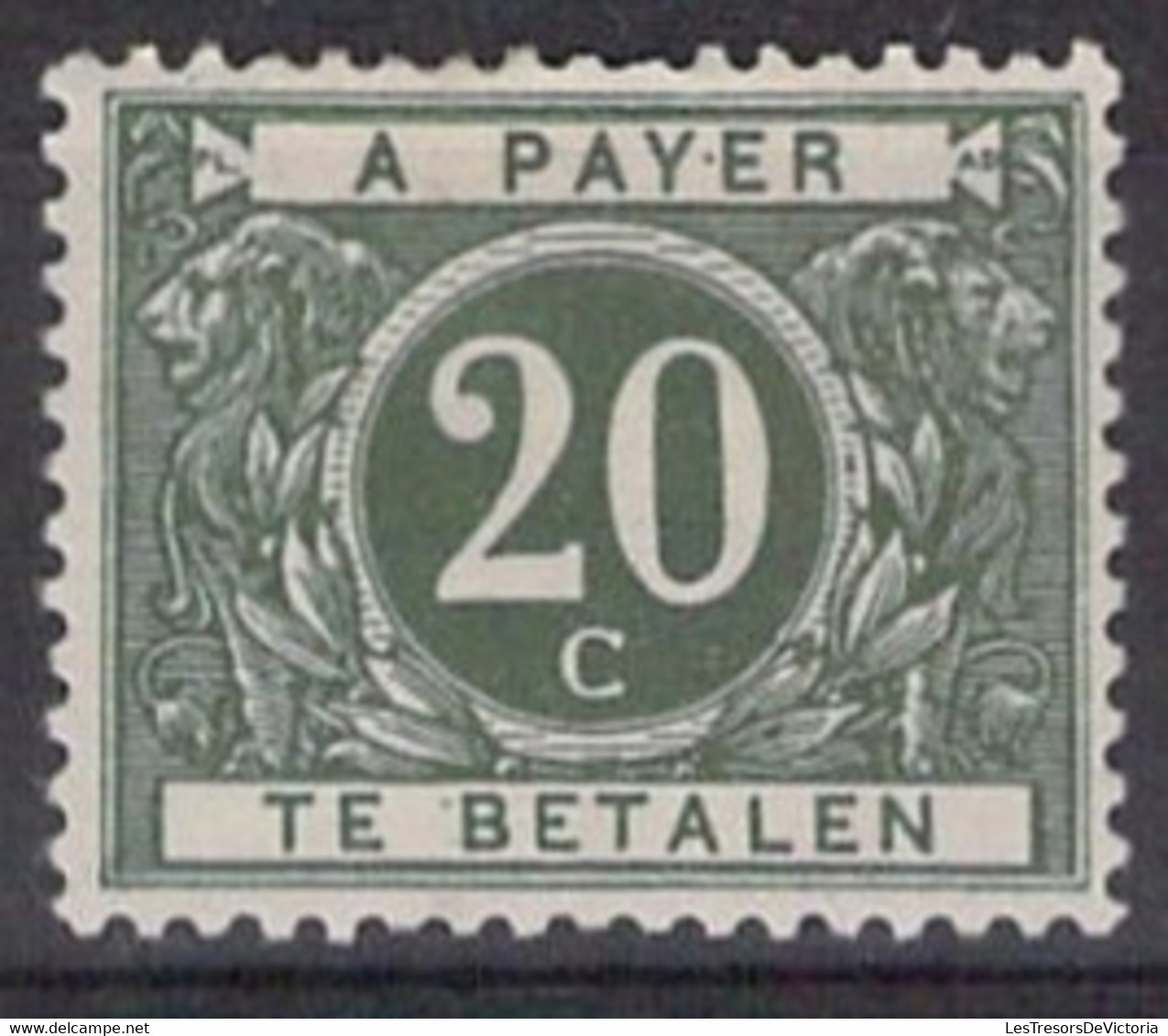 Belgique - COB TX 14 * - Beau Centrage - 1916 - Cote 150 COB 2022 - Sellos