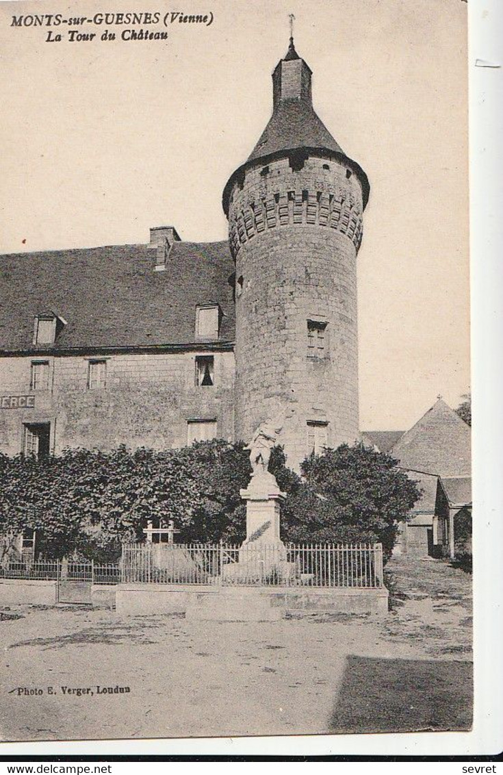 MONTS-SUR-GUESNES. - La Tour Du Château - Monts Sur Guesnes