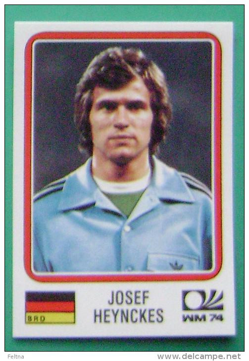 JOSEF HEYNCKES GERMANY 1974 #75 PANINI FIFA WORLD CUP STORY STICKER SOCCER FUSSBALL FOOTBALL - English Edition