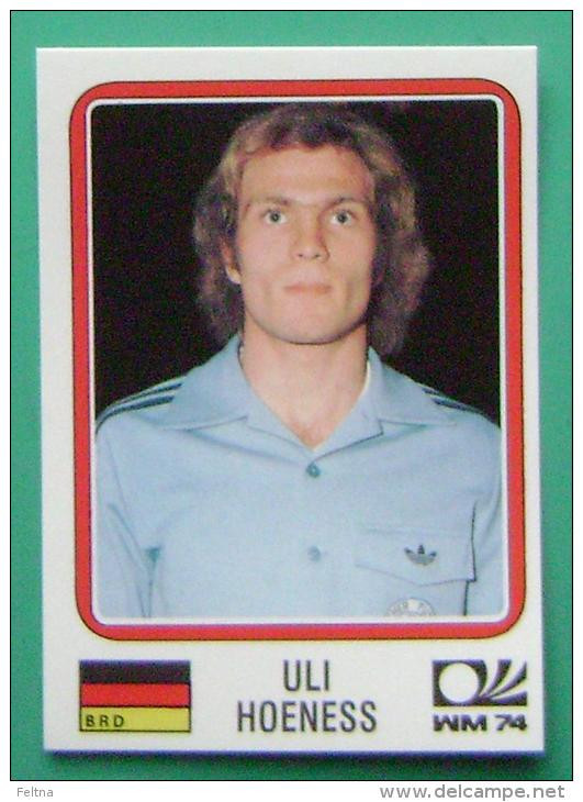 ULI HOENESS GERMANY 1974 #68 PANINI FIFA WORLD CUP STORY STICKER SOCCER FUSSBALL FOOTBALL - Edición  Inglesa