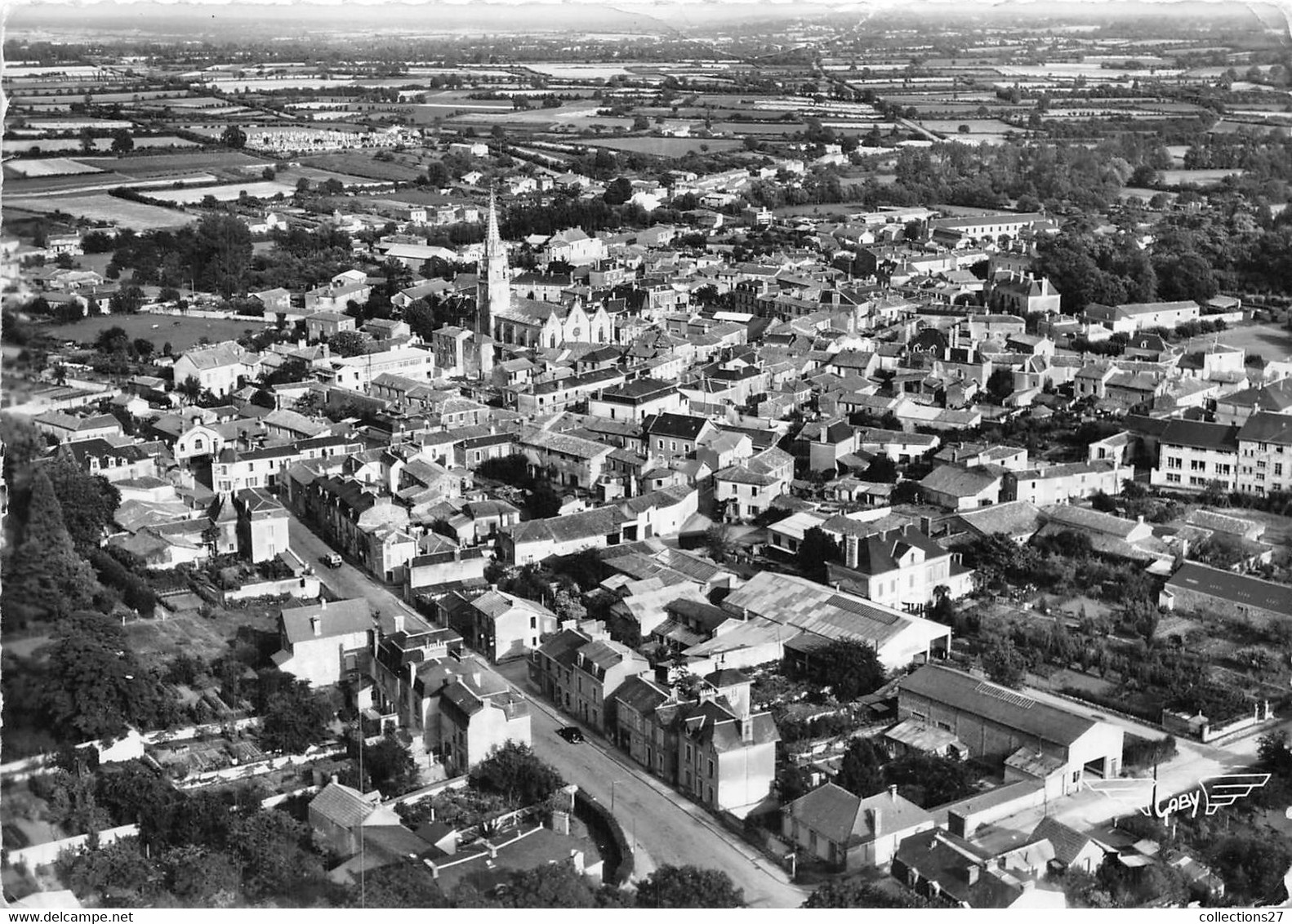 85-CHANTONNAY- VUE GENERALE DU CIEL - Chantonnay