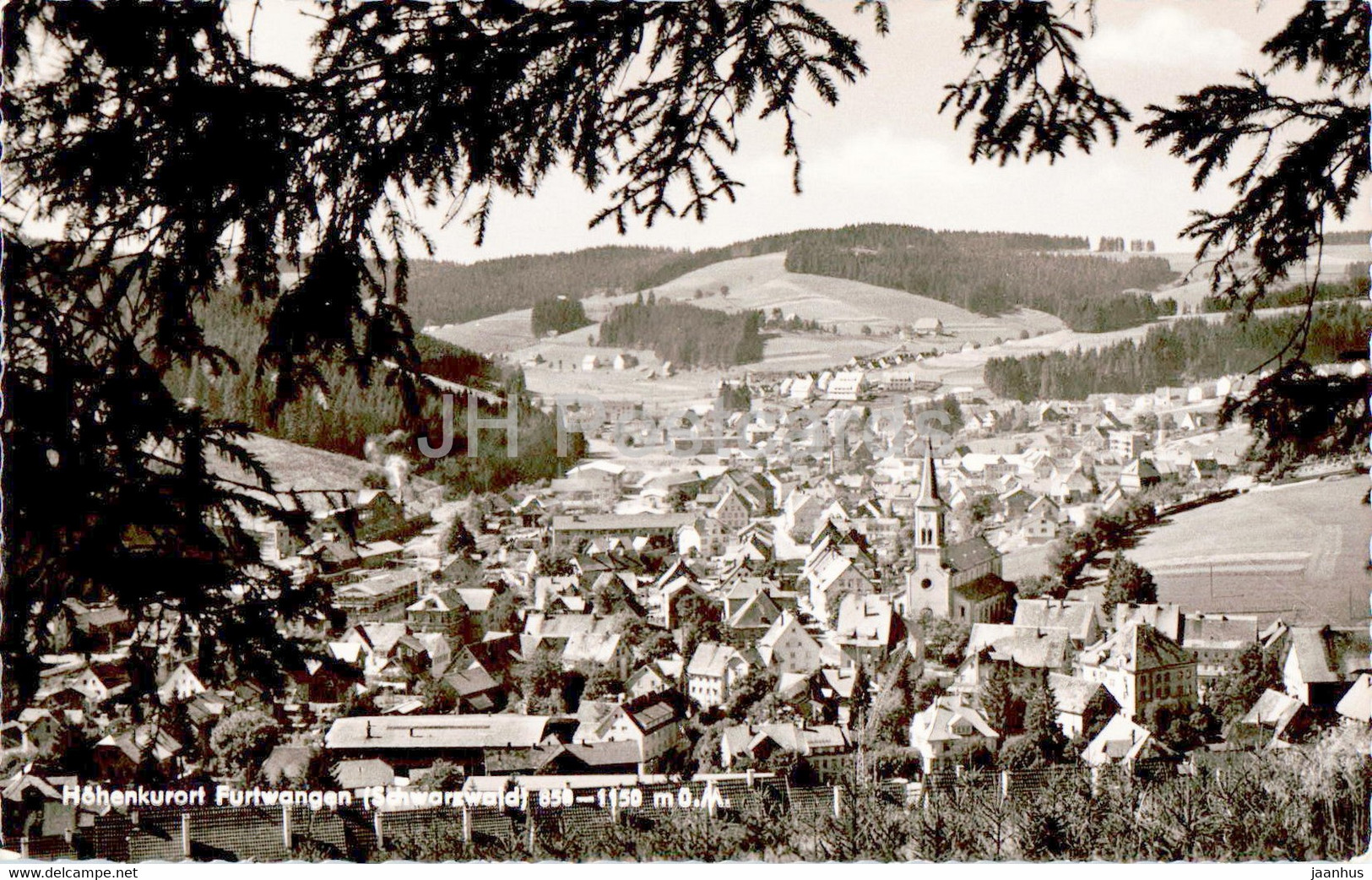 Hohenkurort Furtwangen 850 1150 M - Old Postcard - 1961 - Germany - Used - Furtwangen