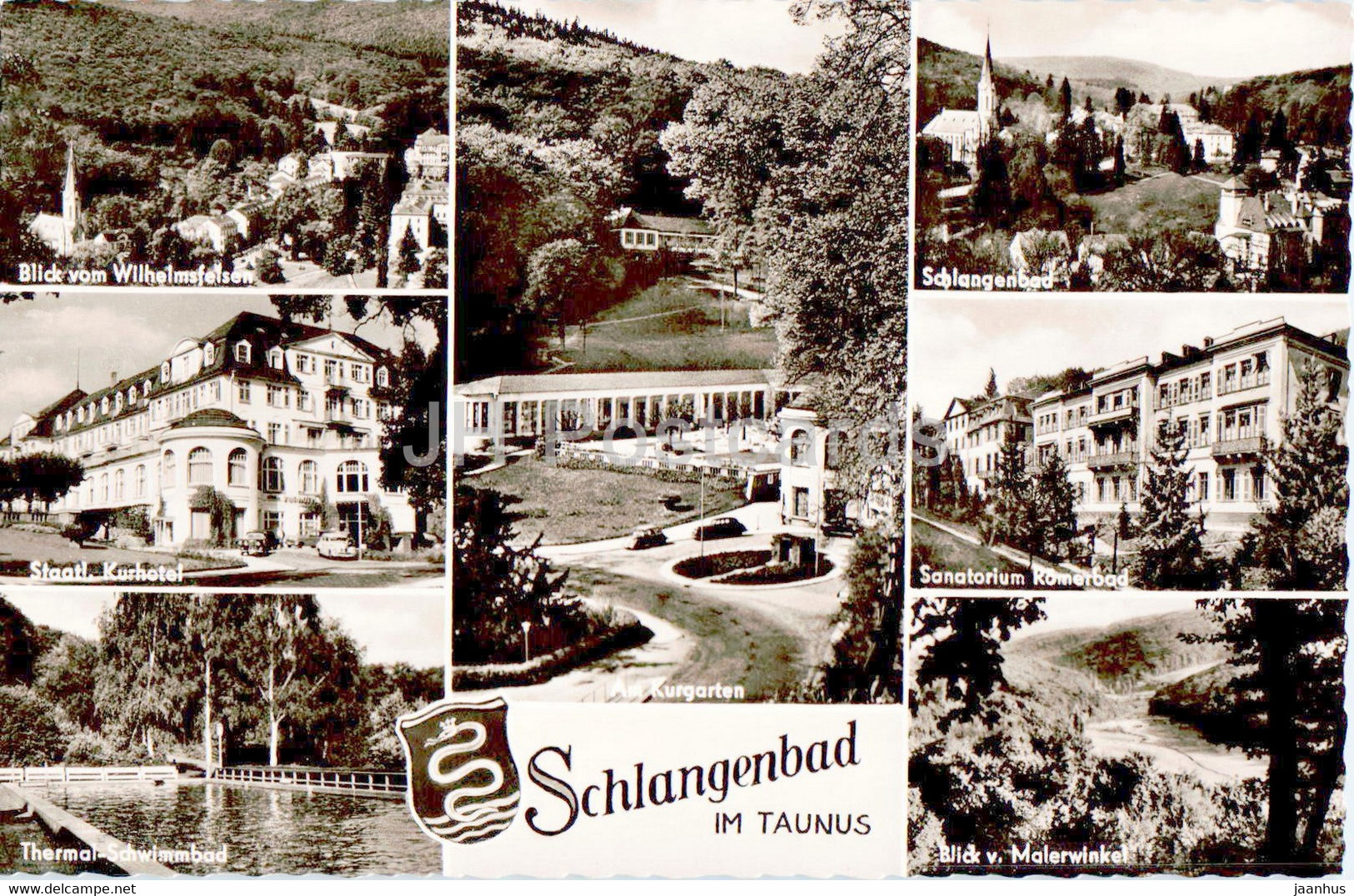 Schlangenbad Im Taunus - Kurhotel - Sanatorium - Old Postcard - Germany - Unused - Schlangenbad