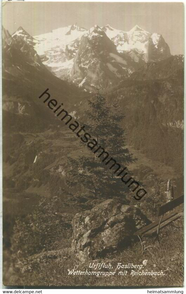 Hasliberg - Urfifluh - Wetterhorngruppe - Reichenbach - Verlag E. Goetz Luzern - Reichenbach Im Kandertal