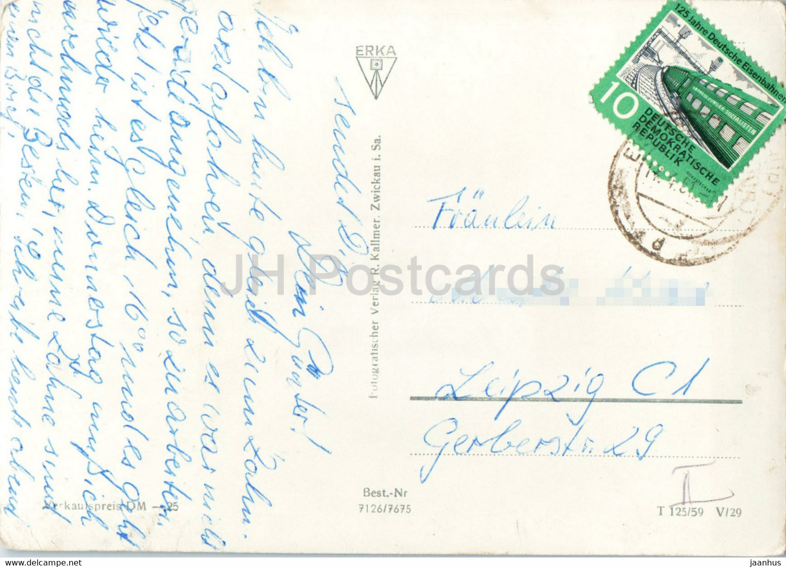 Gruss Aus Dem Schonen Muhltal Bei Eisenberg I Thur - Old Postcard - Germany DDR - Used - Eisenberg