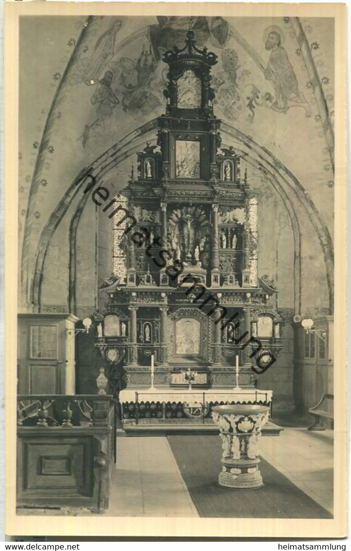 Varel - Altar In Der Evangelischen Kirche - Foto-AK Ohne Verlagsangaben - Varel