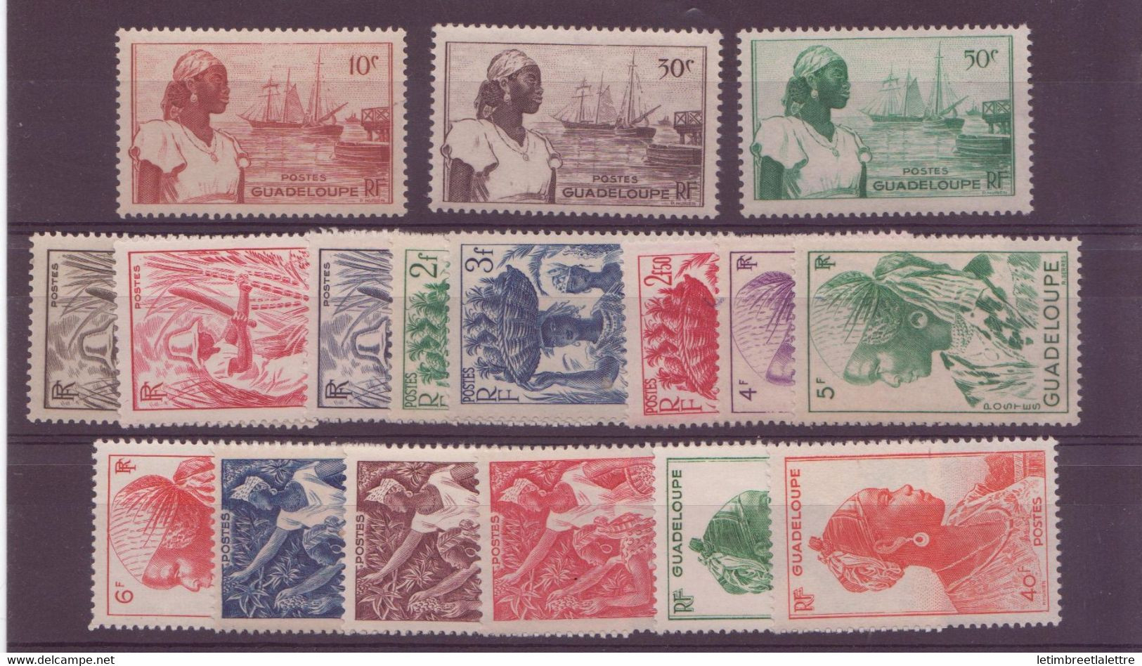 ⭐ Guadeloupe - YT N° 197 à 213 ** - Neuf Sans Charnière ⭐ - Unused Stamps