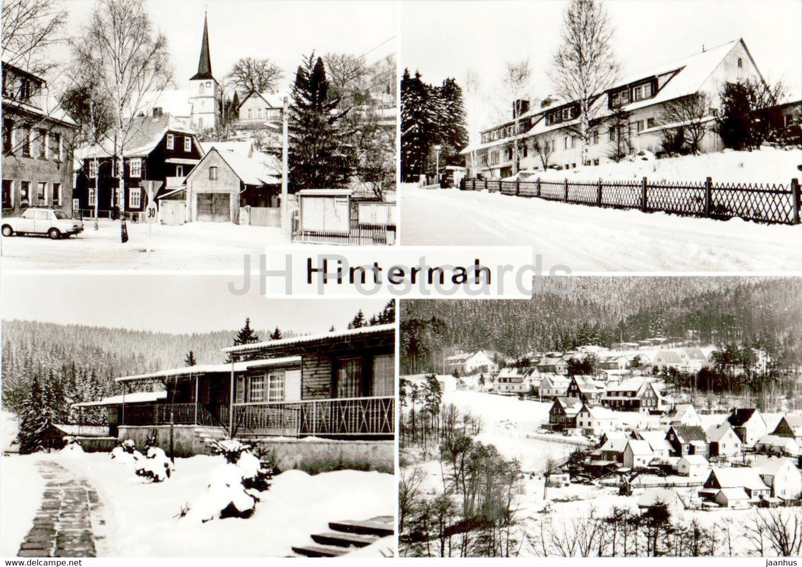 Hinternah - Multiview - Germany DDR - Unused - Schleusingen