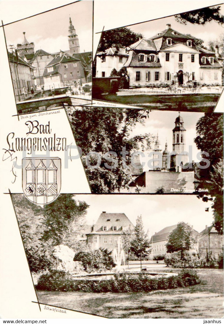 Bad Langensalza - Blick Zum Storchennest - Kulturhaus - Schwefelbad - Old Postcard - 1967 - Germany DDR - Used - Bad Langensalza
