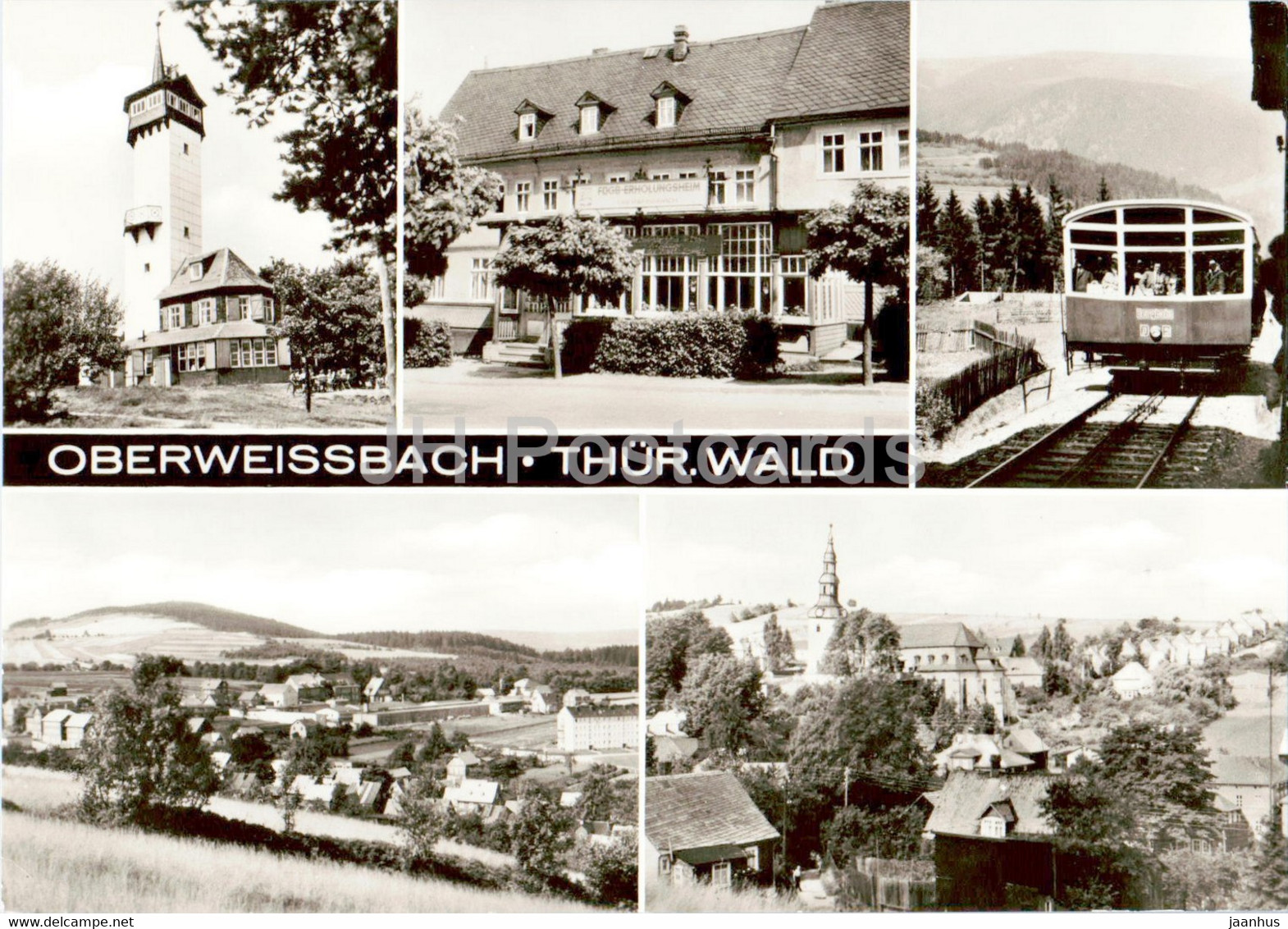 Oberweissbach - Thur Wald - Funicular - Germany DDR - Unused - Oberweissbach