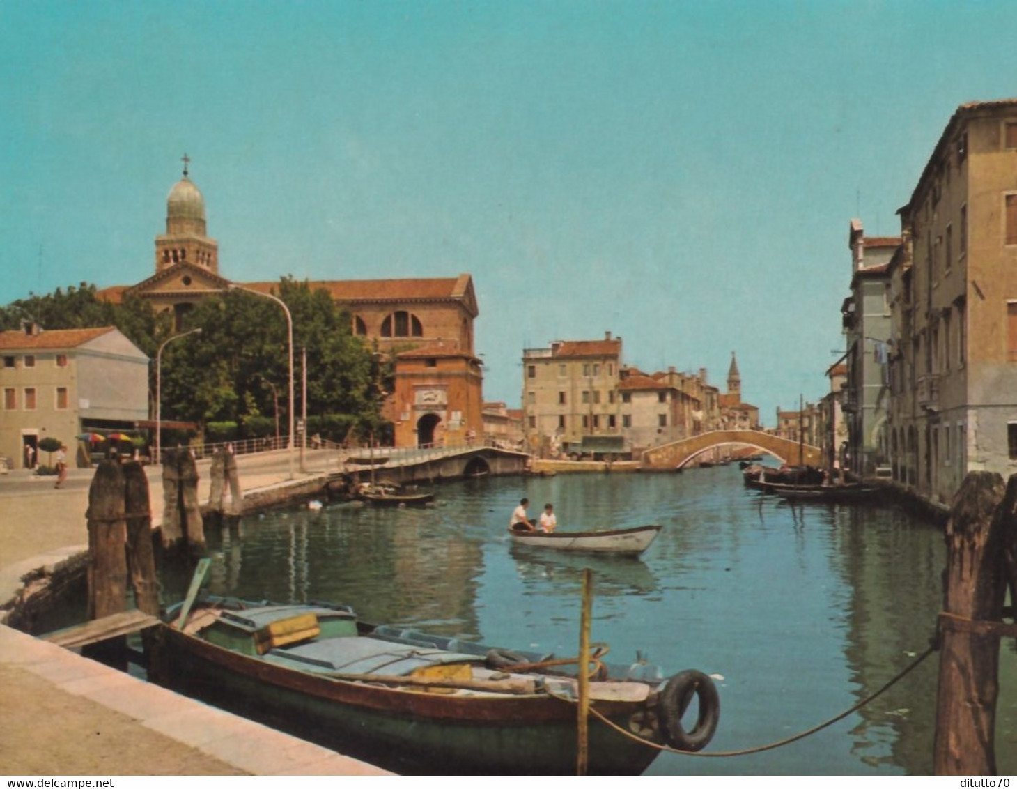 Chioggia - Canal Vena E Duomo - Formato Grande Non Viaggiata – FE390 - Chioggia