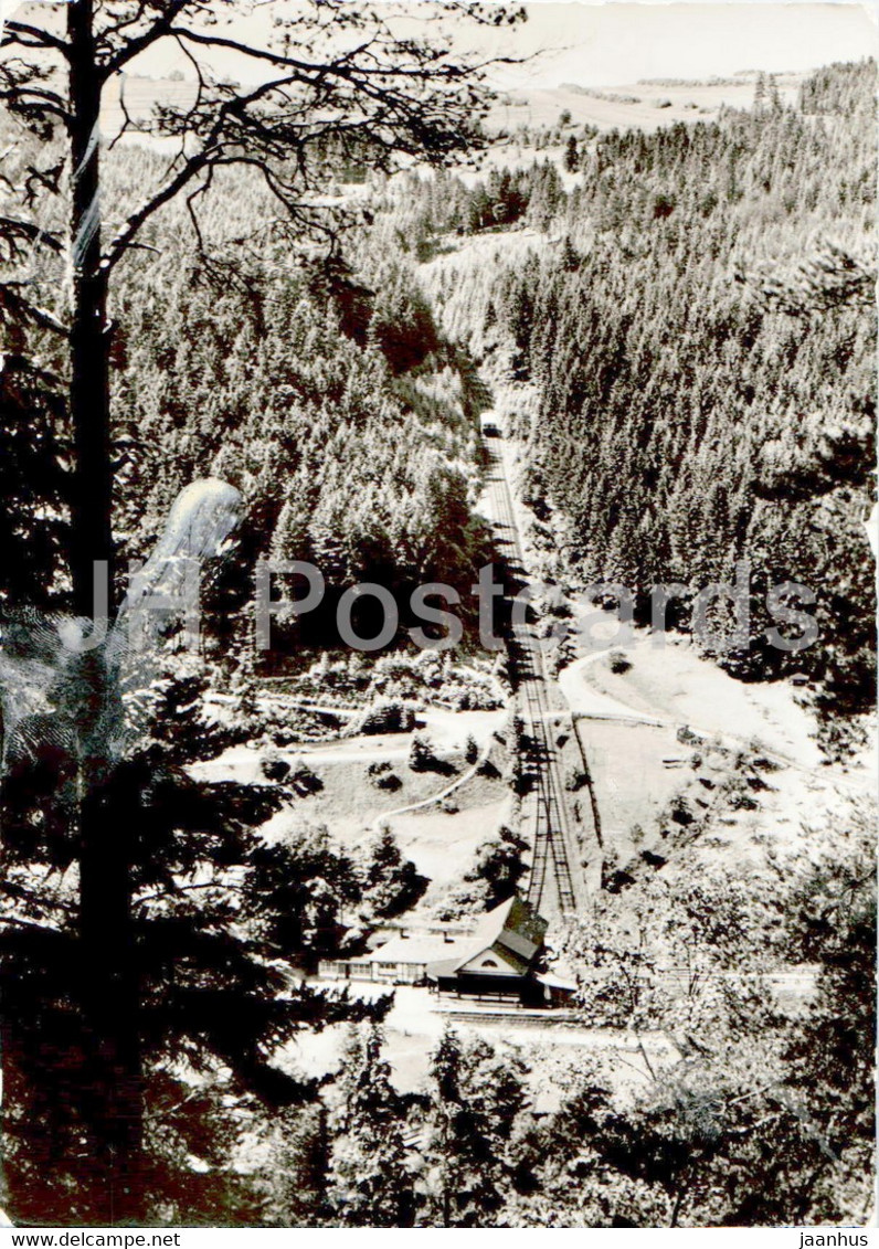 Oberweissbach - Bergbahn Talstation - Thur Wald - 1983 - Germany DDR - Used - Oberweissbach