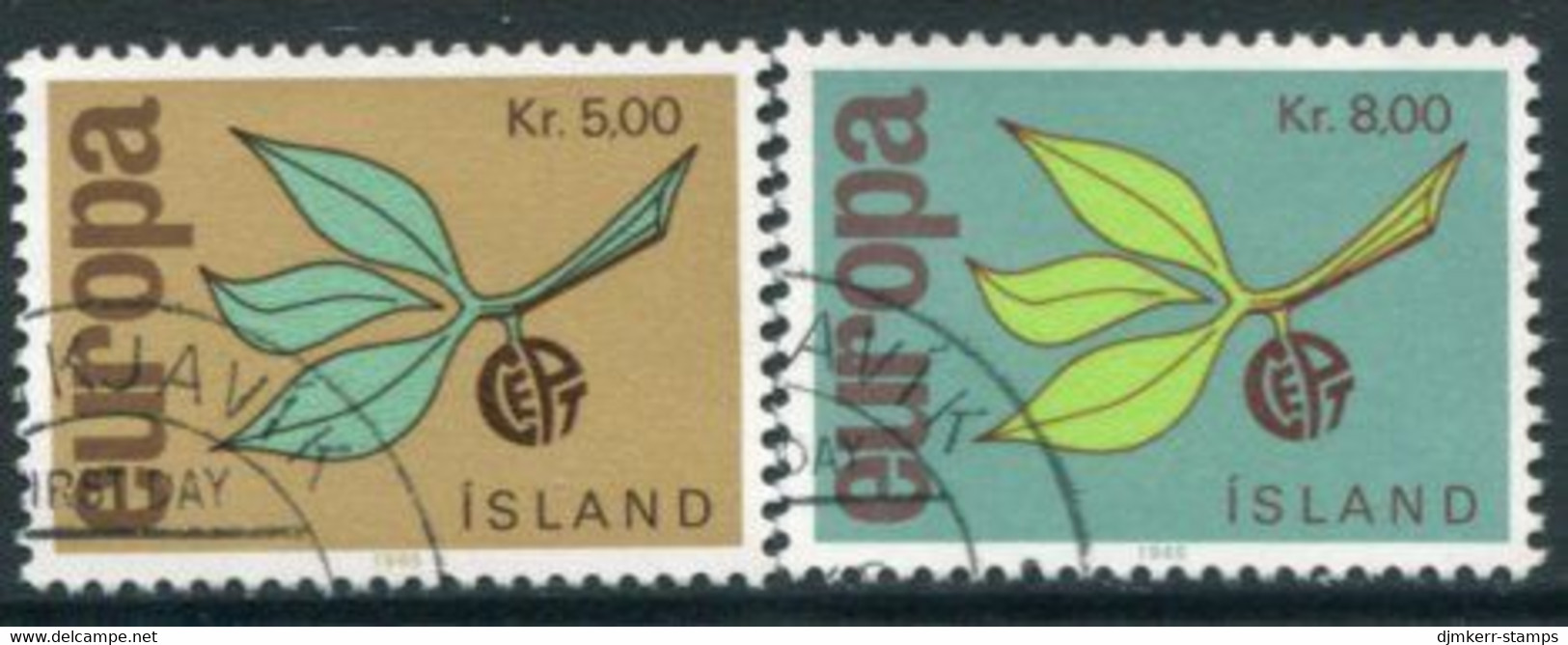 ICELAND 1965 Europa  Used.  Michel 395-96 - Gebraucht