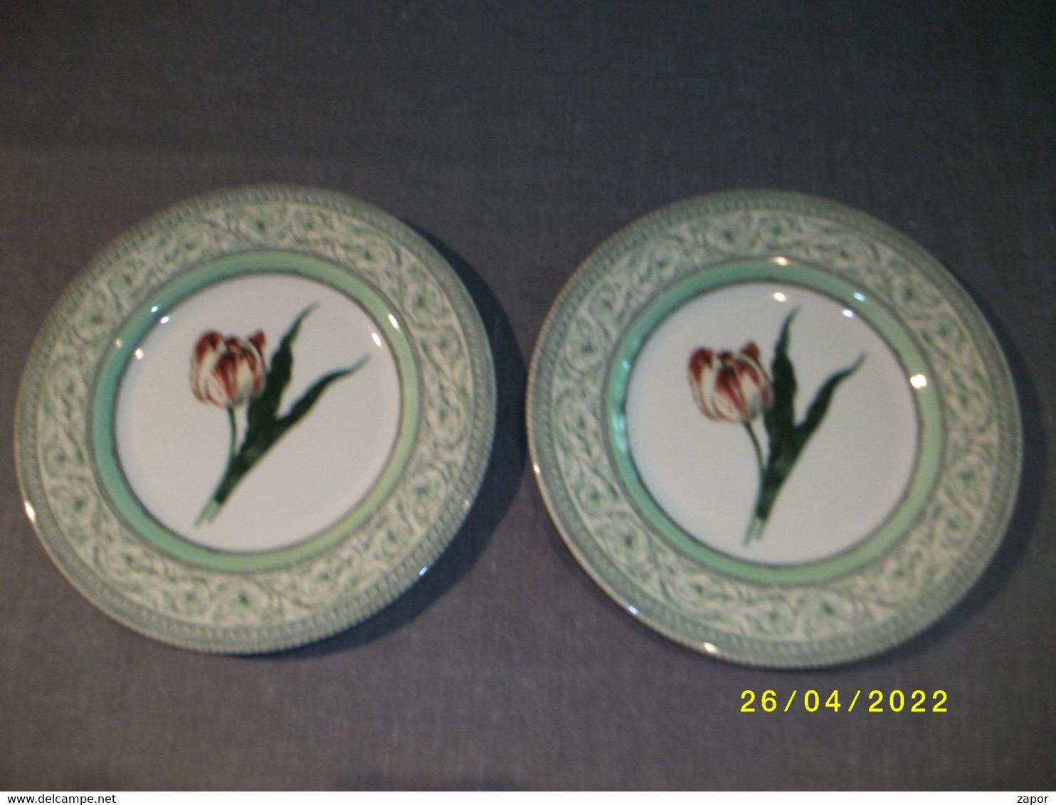 2 X Porseleinen Borden - The Royal Horticultural Society - Applebee Collection - Plates