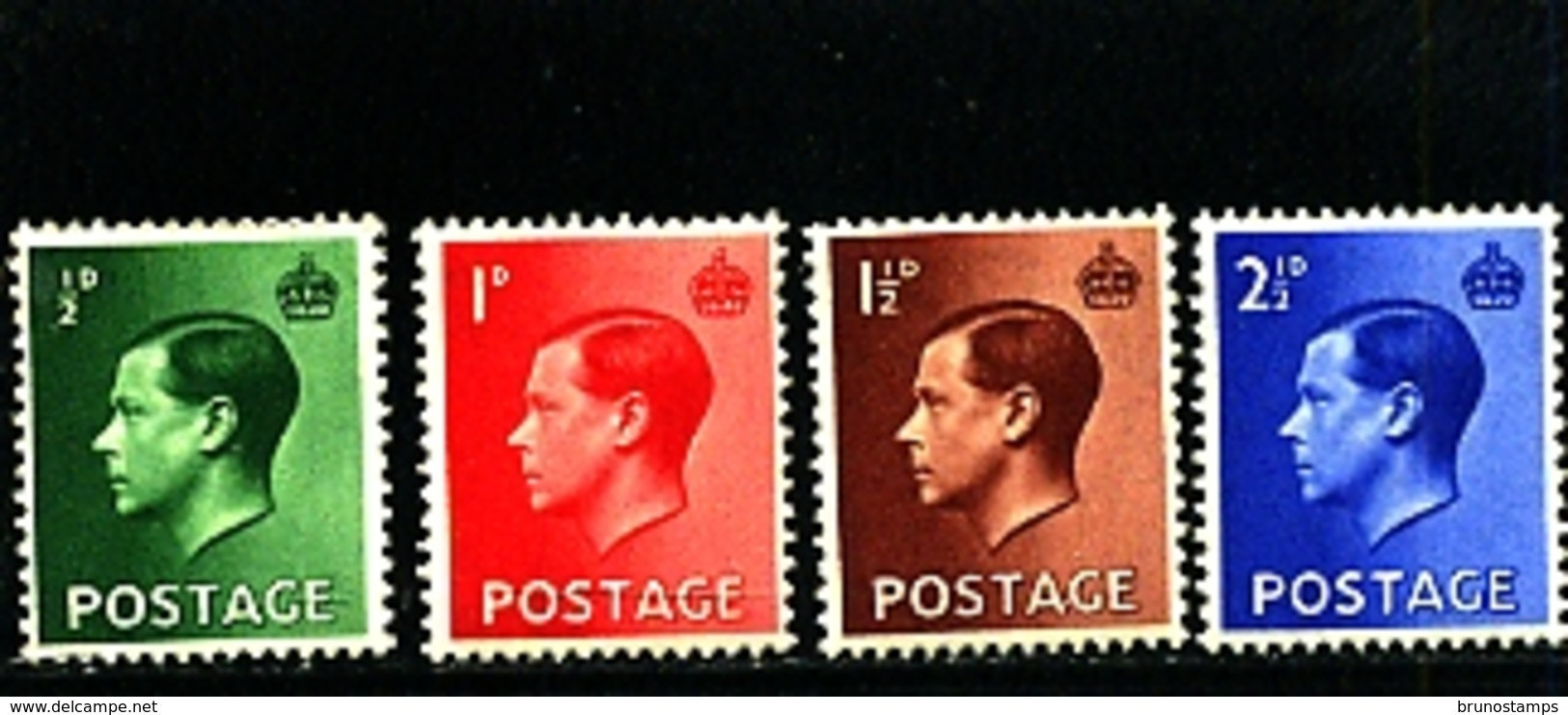 GREAT BRITAIN - 1936  EDWARD VIII SET  MINT NH - Unused Stamps