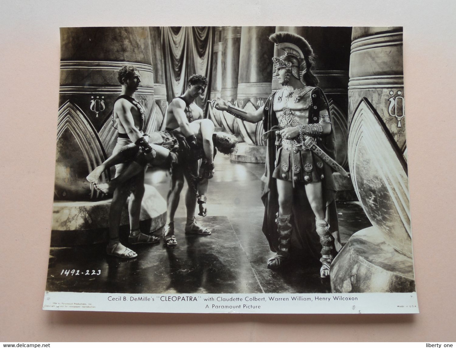 Cecile B. DeMille's " CLEOPATRA " With Claudette COLBERT, Warren WILLIAM, Henry WILCOXON ! - Fotos