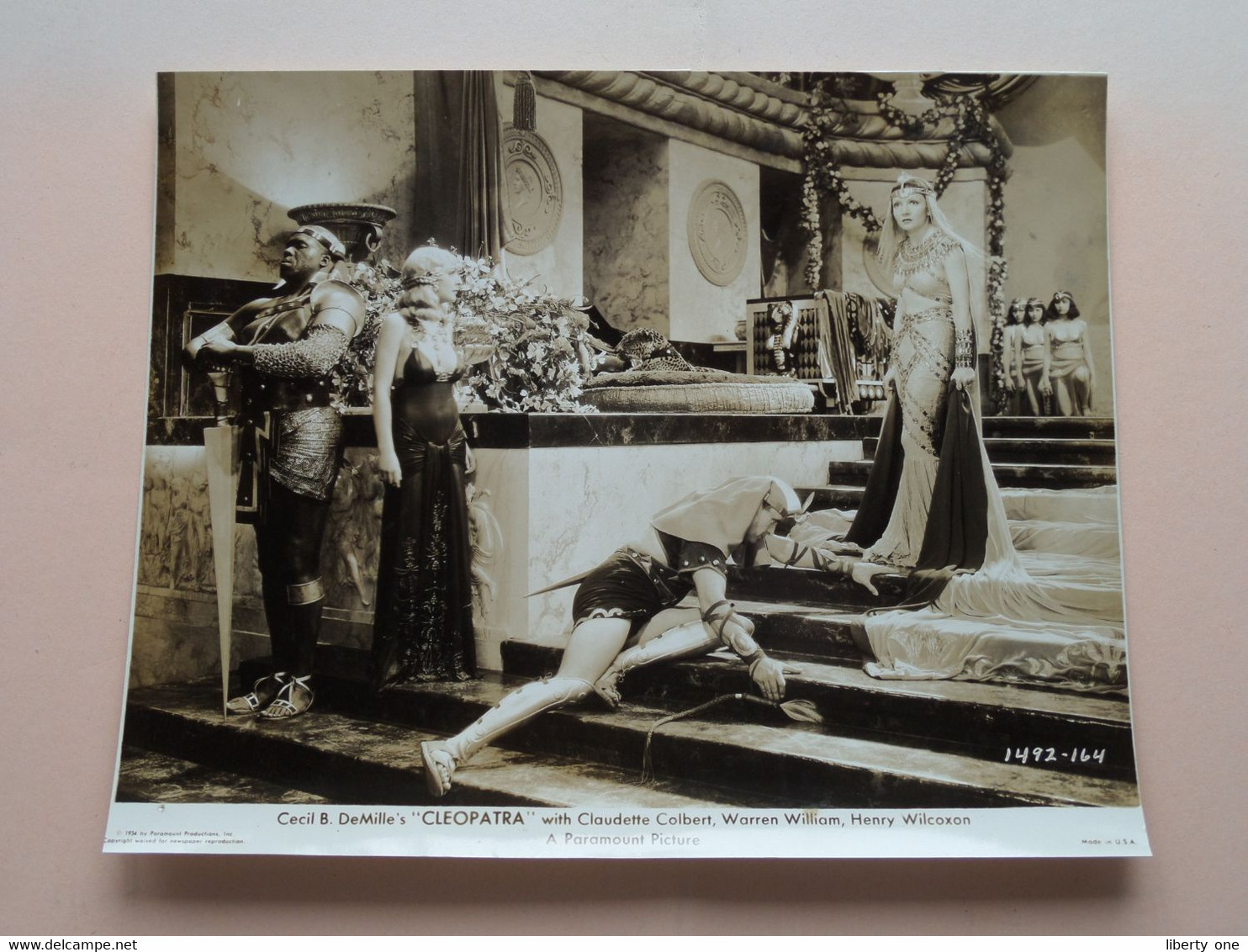 Cecile B. DeMille's " CLEOPATRA " With Claudette COLBERT, Warren WILLIAM, Henry WILCOXON ! - Fotos