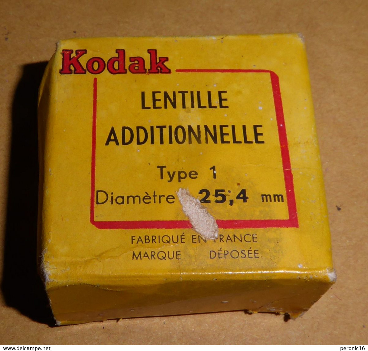 KODAK : Lentille Additionnelle Type 1, Diamètre 25,4 Mm - Lenti