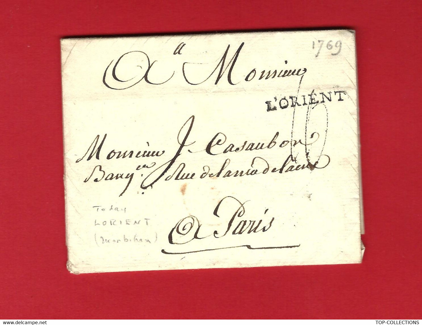 1769 La Ferté Bernard Orne Constructeur  Vaisseaux Lorient L'Orient => Casaubon Banque Paris Syndic COMPAGNIE DES INDES - Documents Historiques