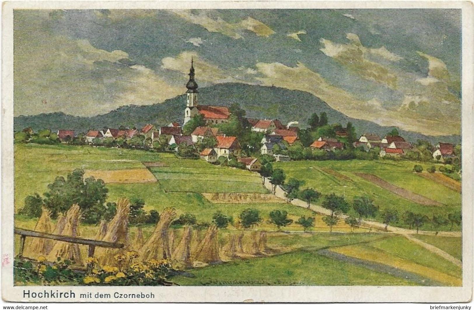 Hochkirch , Gelaufen Um 1920,  AK 78 - Hochkirch