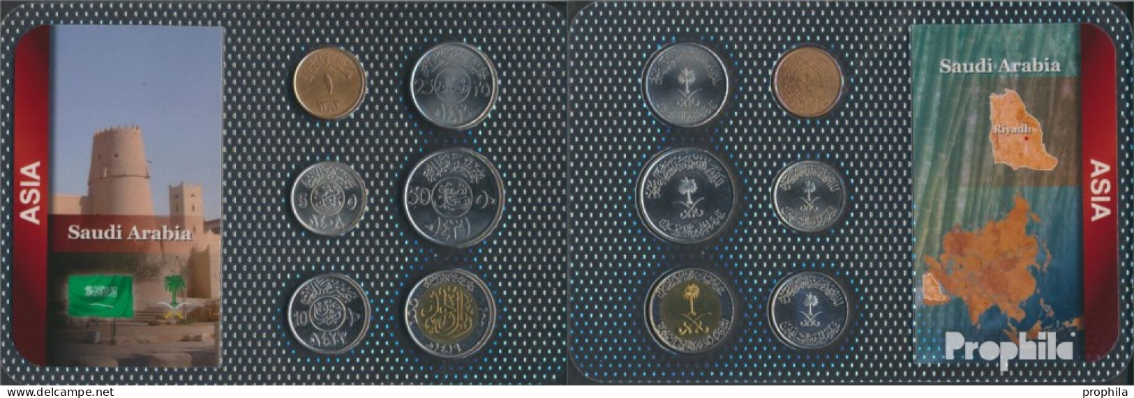 Saudi-Arabien Stgl./unzirkuliert Kursmünzen Stgl./unzirkuliert Ab 1963 1 Halala Bis 100 Halala - Saudi Arabia