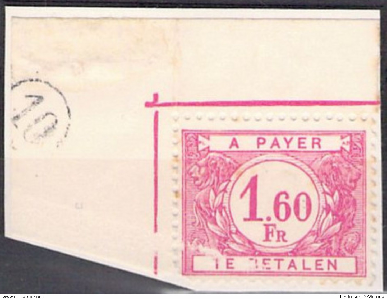 Belgique - COB TX 57  Sur Lettre  - 1945-53 - Cote 12.5 COB 2022 - - Stamps