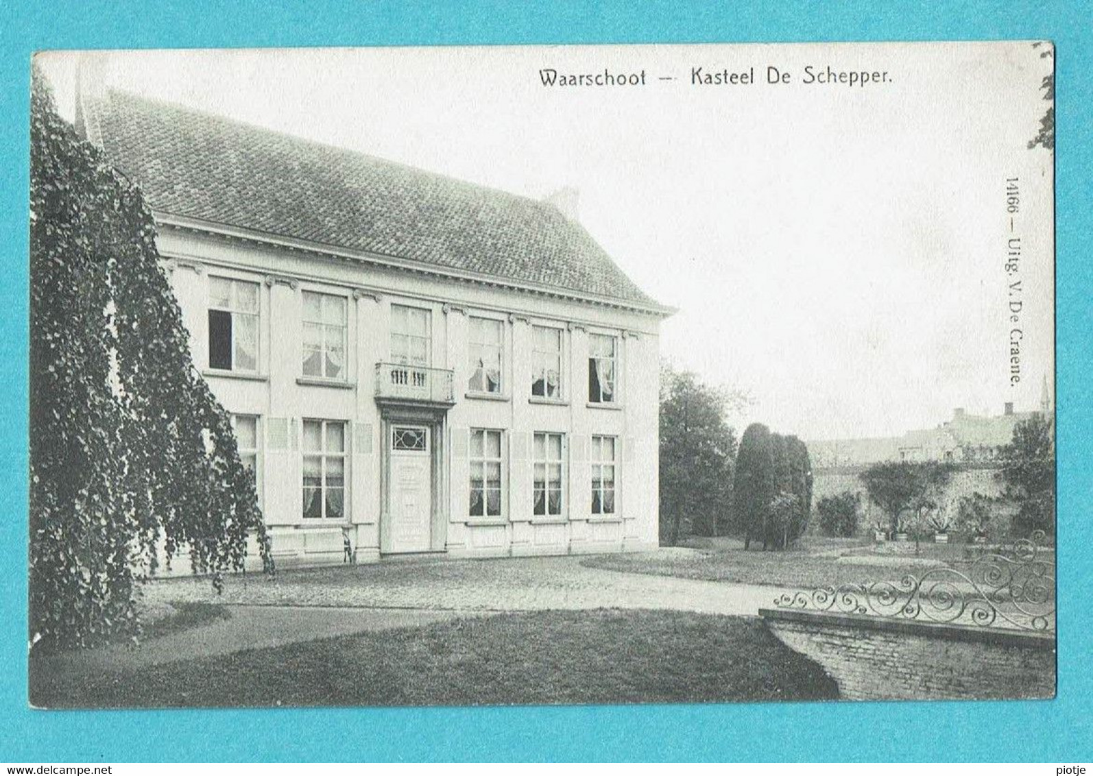 * Waarschoot (Lievegem - Oost Vlaanderen) * (Uitg V. De Craene, Nr 14166) Kasteel De Schepper, Chateau, Schloss, TOP - Waarschoot