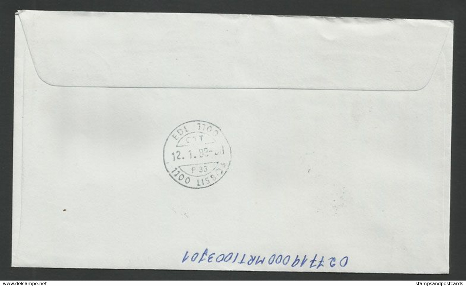 Portugal Lettre 1988 Timbre-taxe Port Dû Postage Due Cover - Covers & Documents