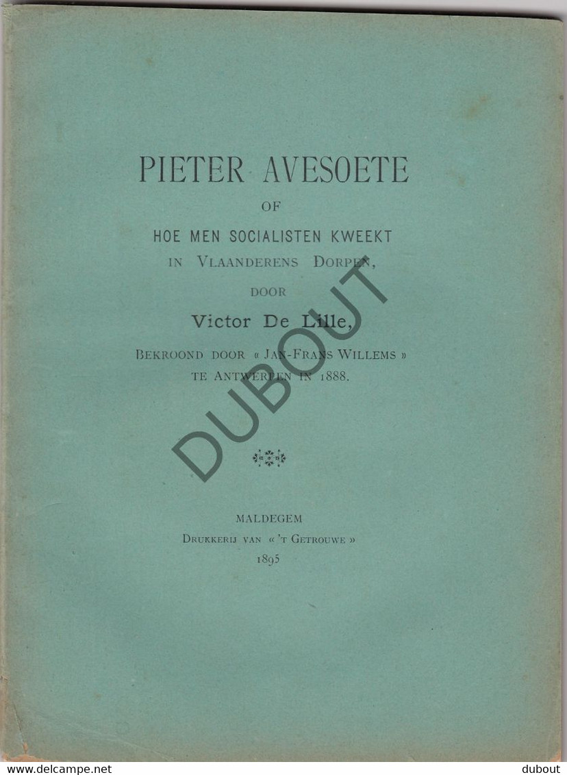 Pieter Avesoete - V. De Lille - Maldegem - 1895  (V1053) - Antique