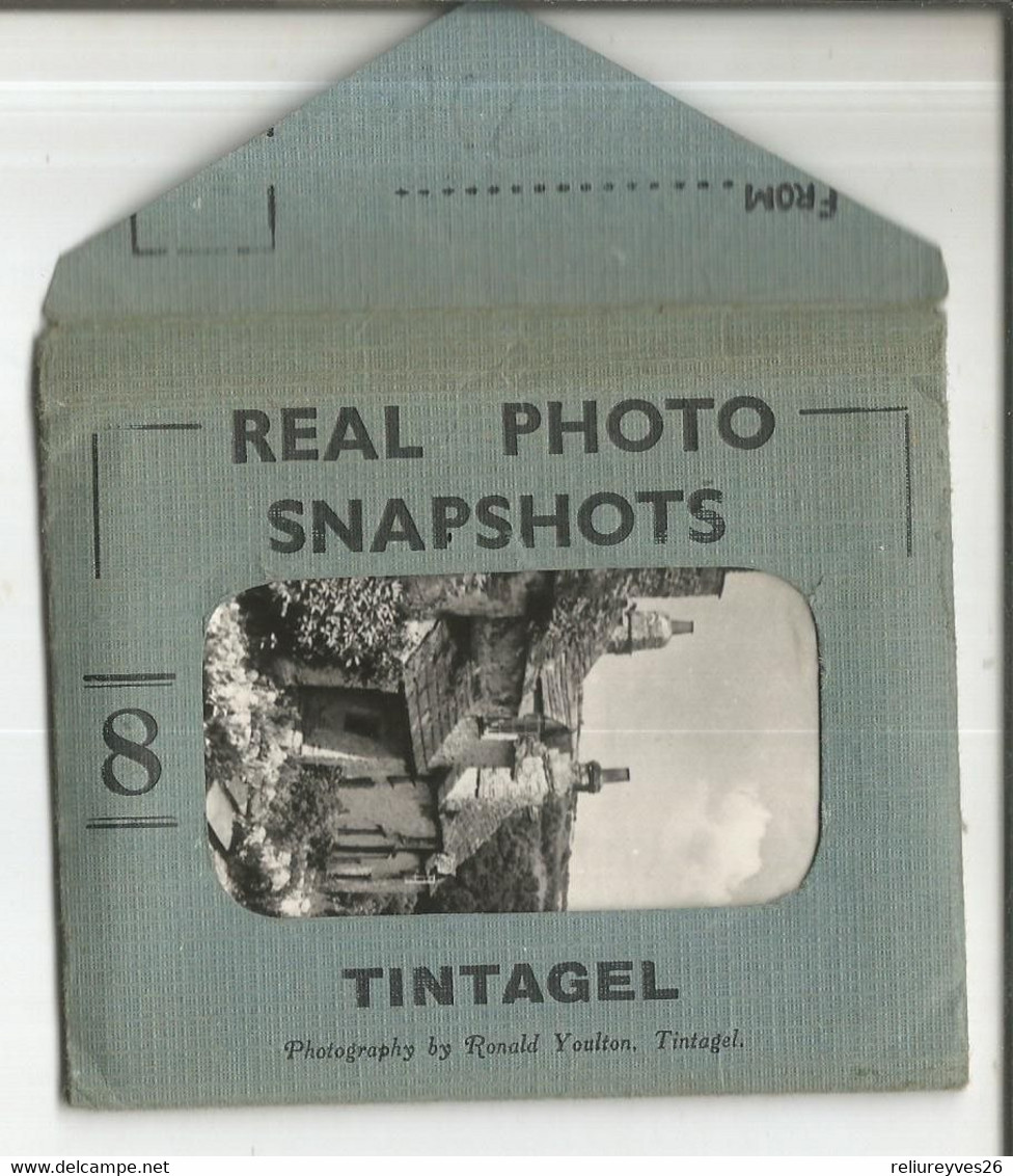 Photo , 8 Photos  , Real Photo Snapshots - Tintagel , ( G.B. ) ,Ed. G. Artaud - Non Classés