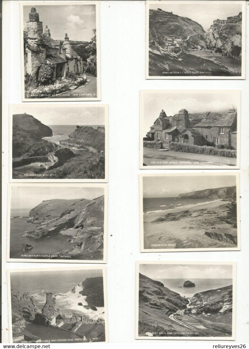 Photo , 8 Photos  , Real Photo Snapshots - Tintagel , ( G.B. ) ,Ed. G. Artaud - Non Classés