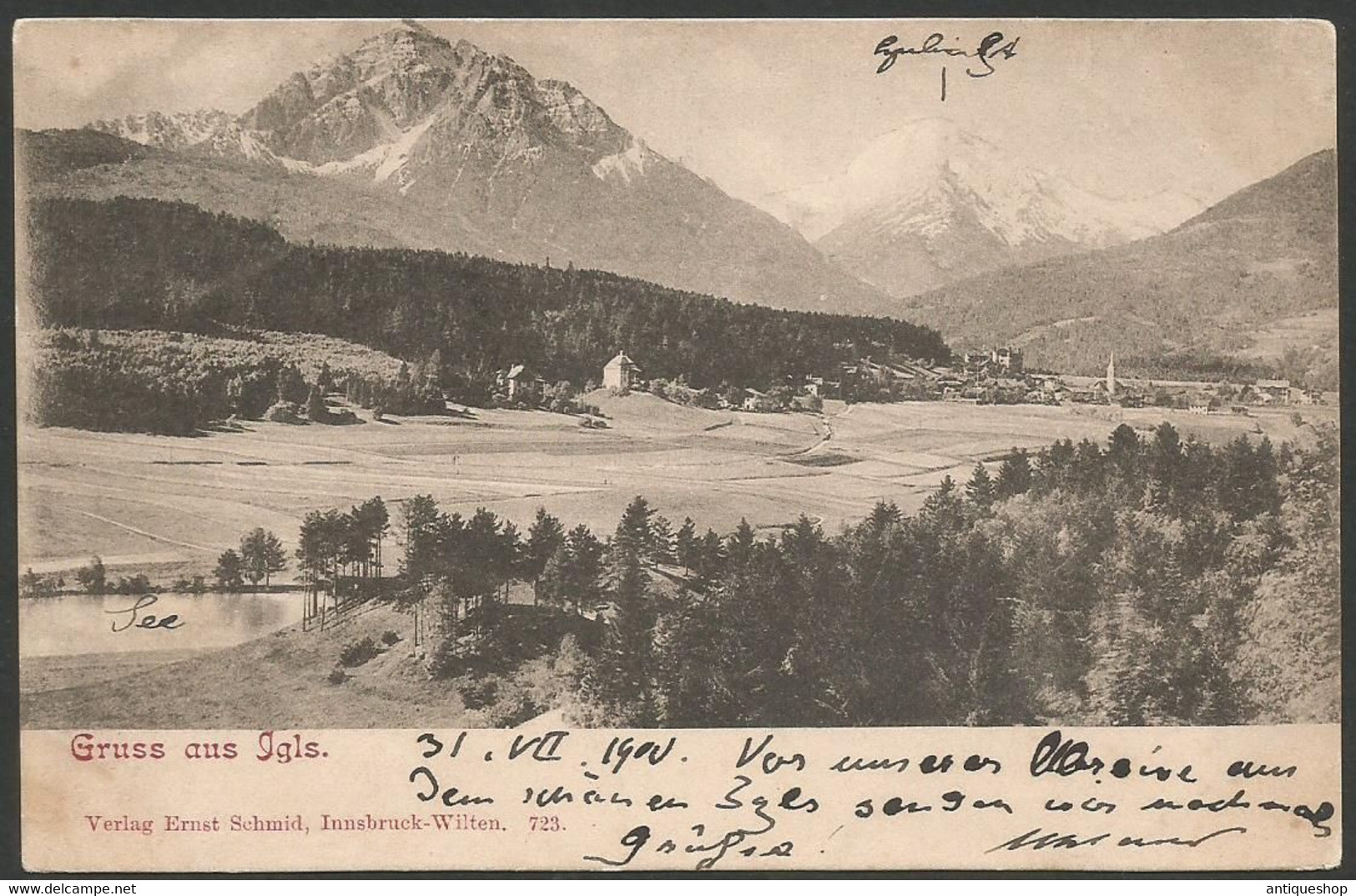 Austria-----Igls-----old Postcard - Igls