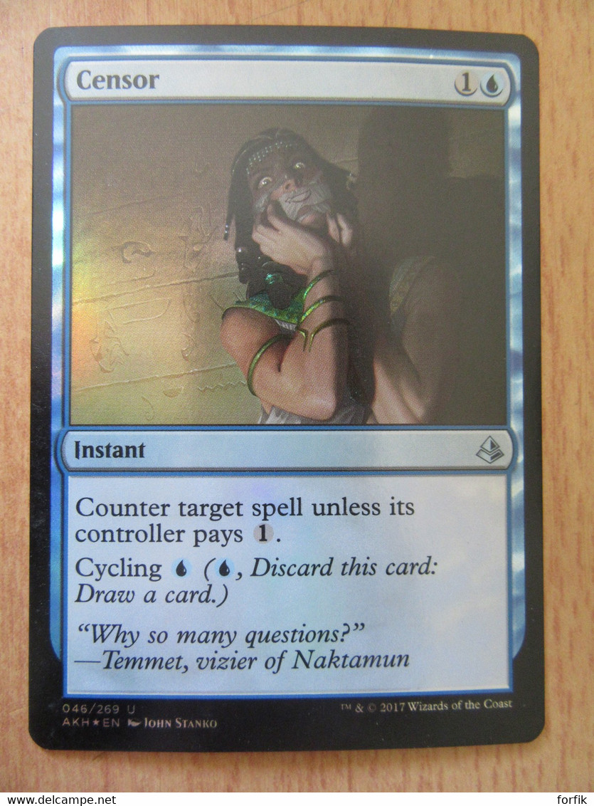 Magic The Gathering - Censor (Réprobation) FOIL EN - Unco - Amonkhet - TBE - Blau