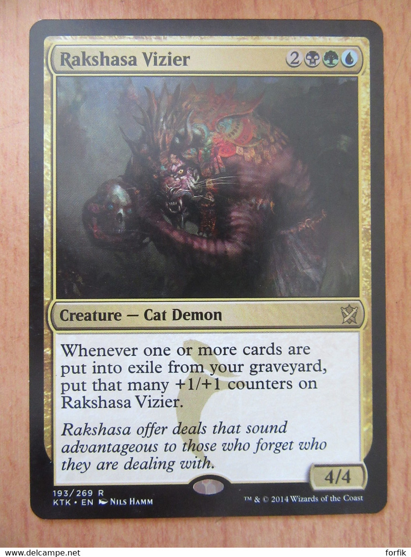 Magic The Gathering - Rakshasa Vizier (Vizir Rakshasa) EN - Rare - Les Khans De Tarkir - TBE - Cartes Or