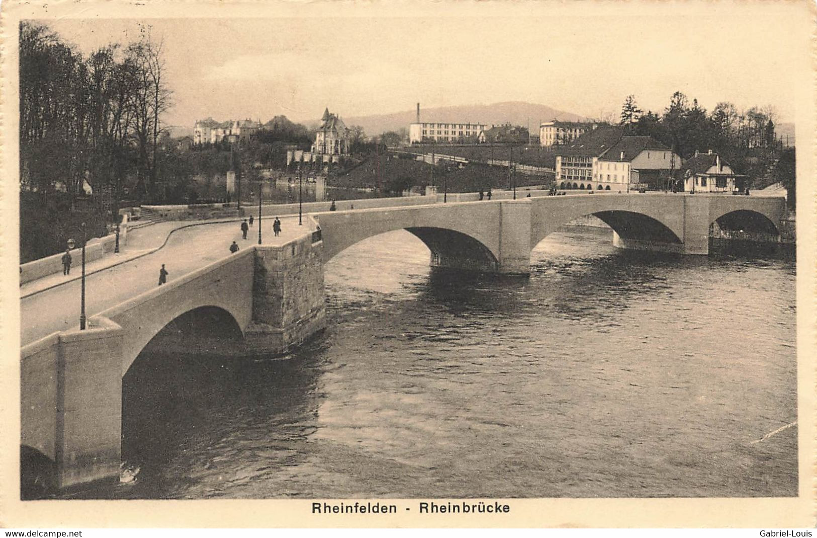 Rheinfelden Rheinbrücke 1916 - Rheinfelden