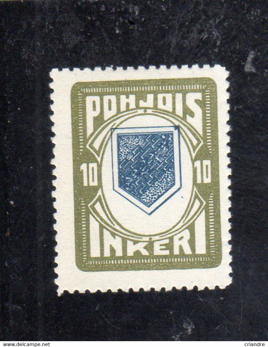 Ingrie :lot De 2 Valeurs N° 8* Et N°9* - Local Post Stamps