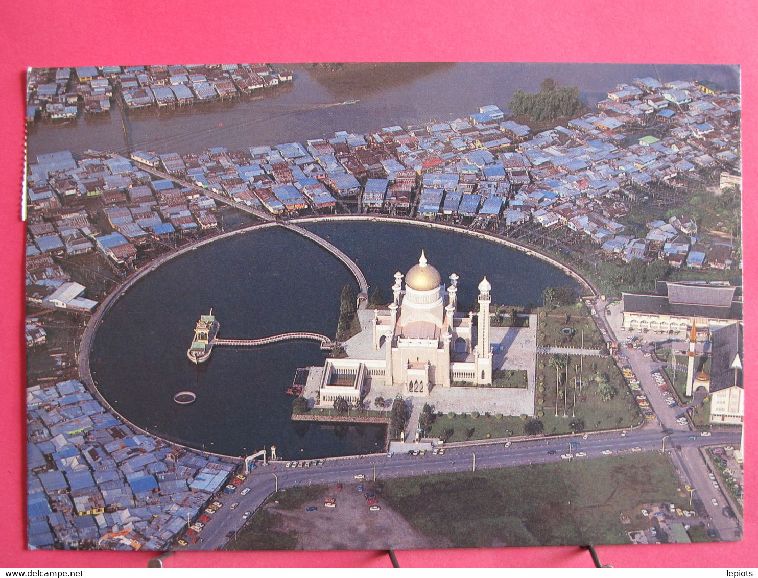 Visuel Très Peu Courant - Brunei - Darussalam - Aerial View Of Bandar Seri Begawan - Sultan Omar Ali Saifuddin Mosque - Brunei