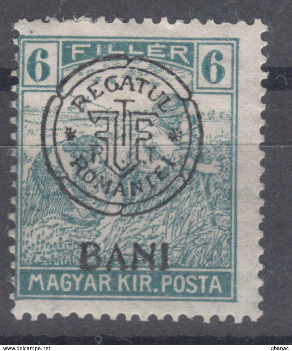 Romania Overprint On Hungary Stamps Occupation Transylvania 1919 Mi#29 I Mint Hinged - Siebenbürgen (Transsylvanien)