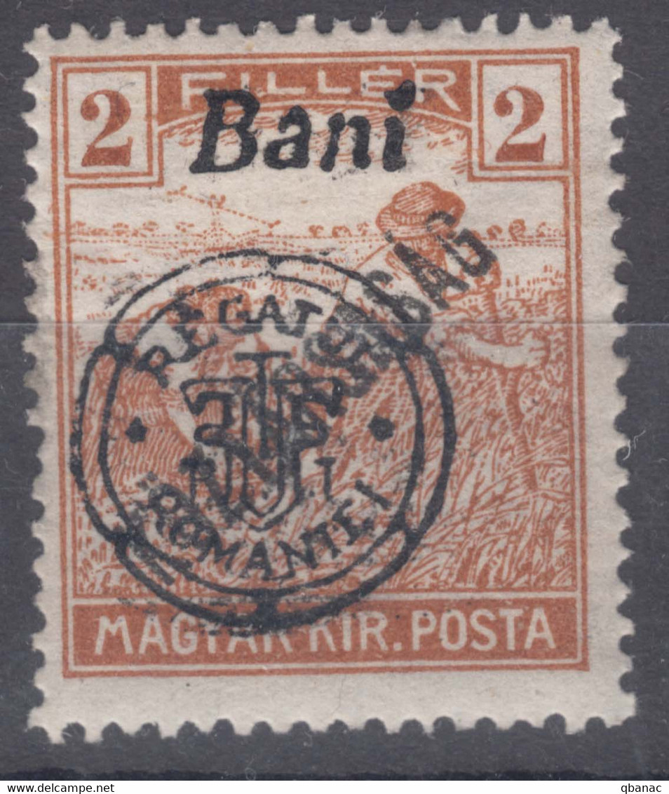 Romania Overprint On Hungary Stamps Occupation Transylvania 1919 Mi#50 Mint Hinged - Transilvania