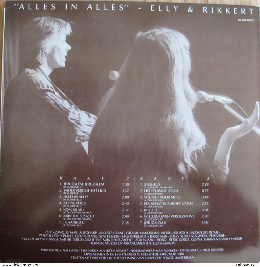 * LP *  ELLY & RIKKERT - ALLES IN ALLES - Autres - Musique Néerlandaise