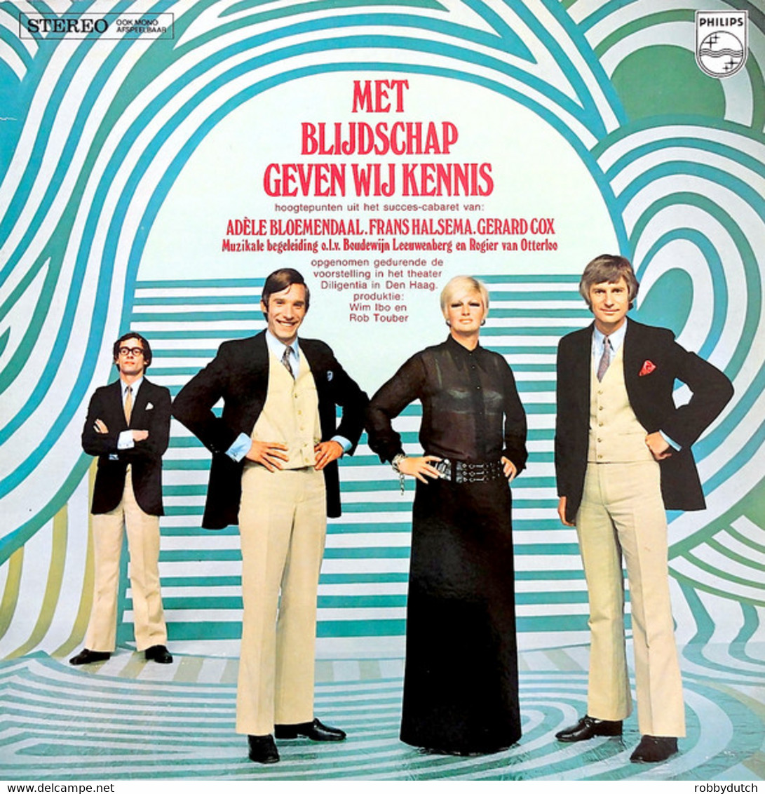 * LP *  MET BLIJDSCHAP GEVEN WIJ KENNIS (Holland 1969 EX!!!) - Humour, Cabaret