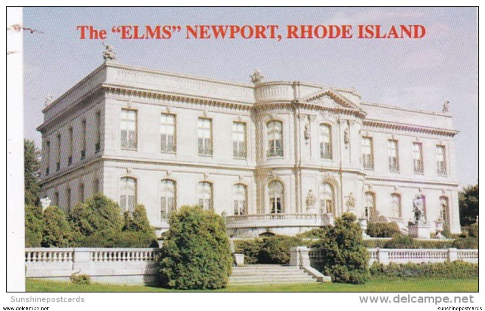 Rhode Island Newport The Elms Built 1901 - Newport