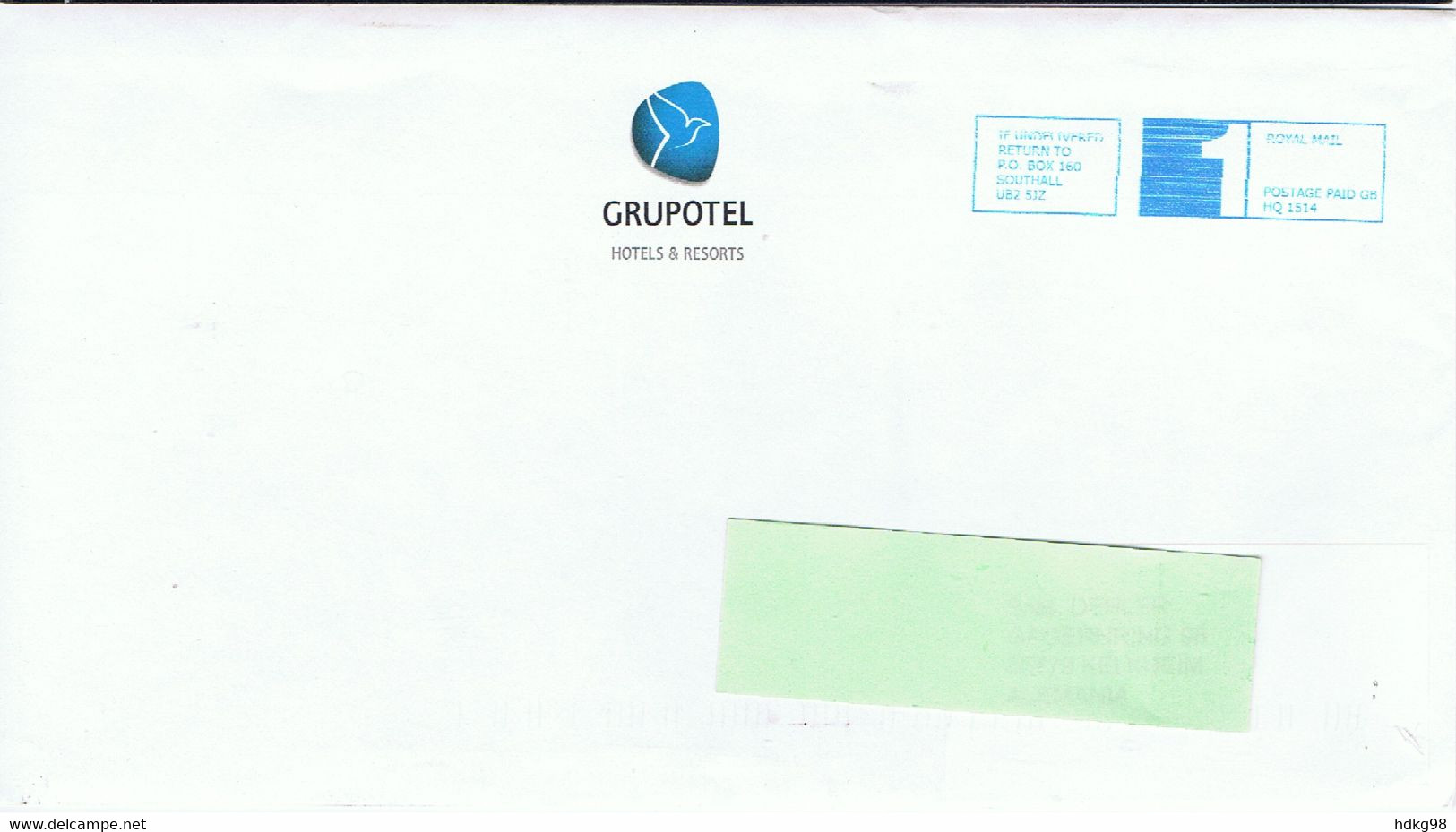 GB E+ Großbritannien 2014 Mi Xx Pd 1 Grupotel - Covers & Documents